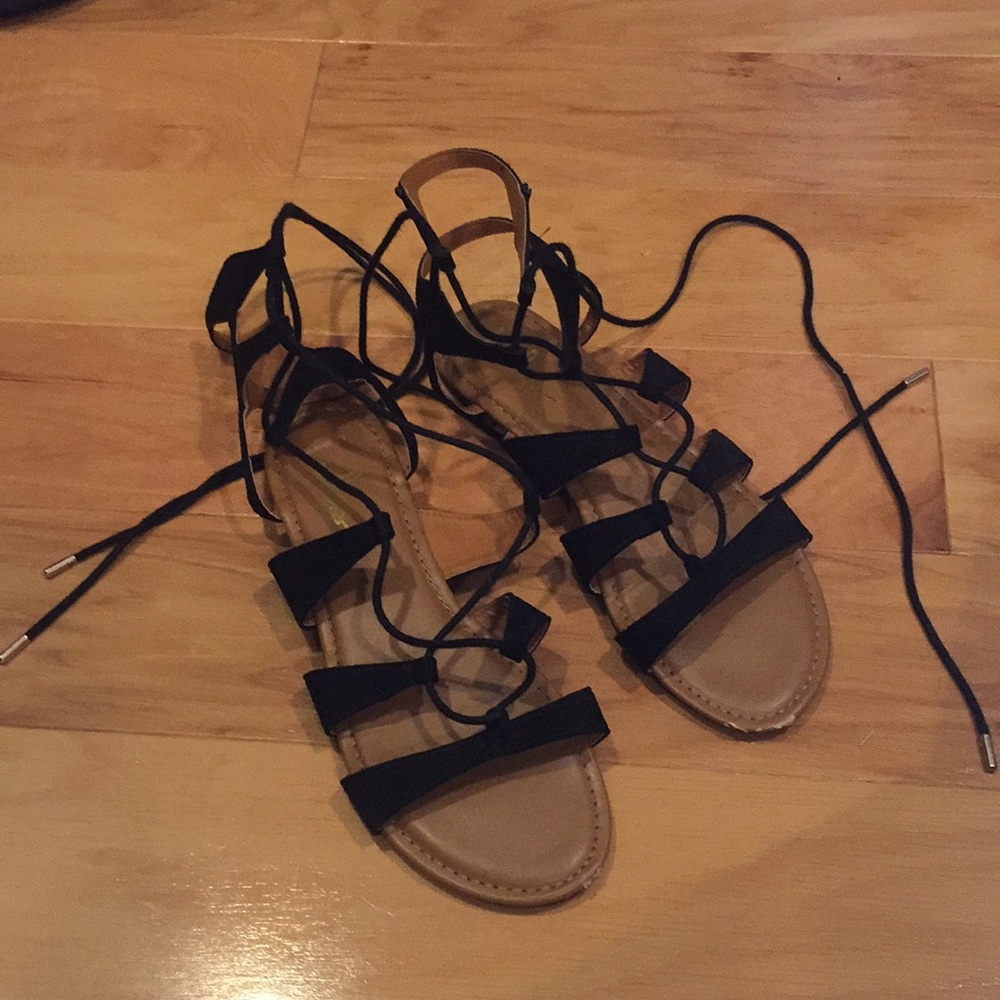 Lulus lace up gladiator sandals